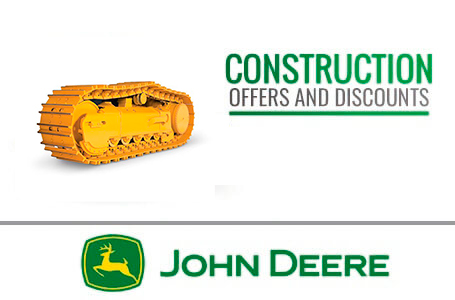 JOHN DEERE: Construction Offers And Discounts